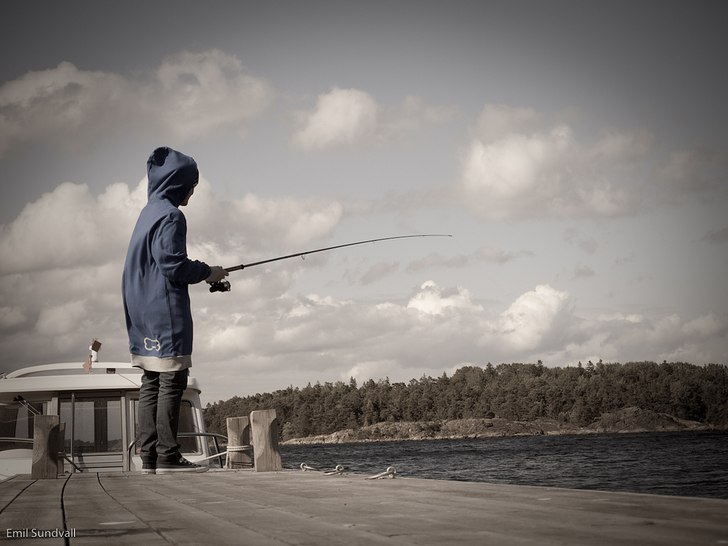 Fiske. Foto: Emil Sundvall. Åkare: Johan Sundvall.