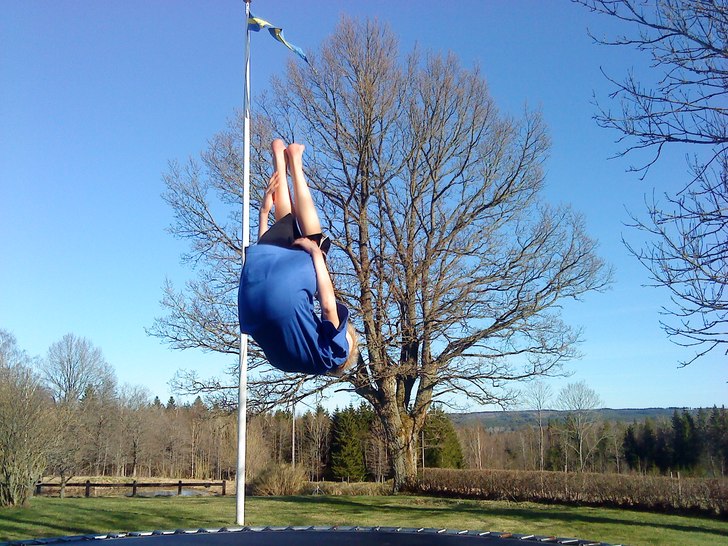 LKarlsson på en back flip XX
                   . Foto: v519. Åkare: LKarlsson.