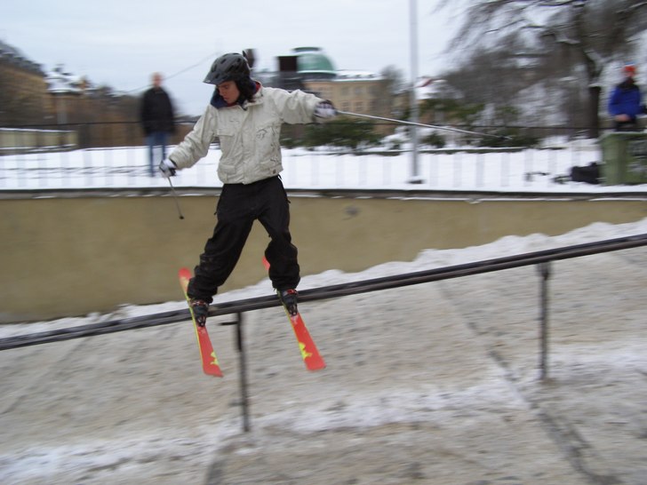 Från jibbsession 28/1.... Foto: Elias Wärmé Ståhl. Åkare: Kommar snart....