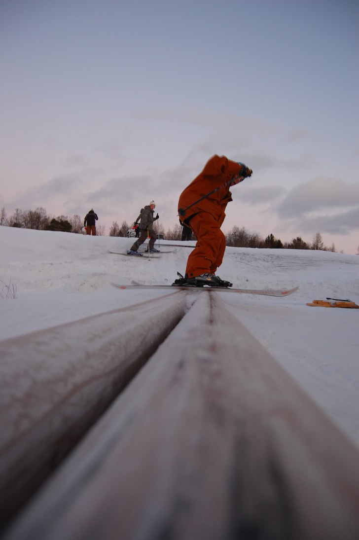 Lite bakgårds åkning. Foto: Joakim Norestrand. Åkare: Patrik Norestrand.