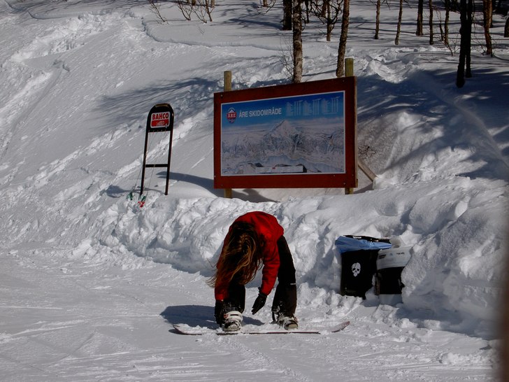 På vög... Foto: Anna. Åkare: Jag.