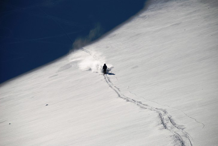 Grym dag på  syltoppen... Tyvärr syns inte sigge. Foto: Robin Ambell.