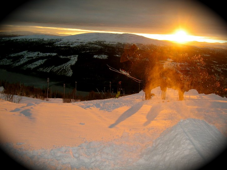 kan ju inte säga att hoppet var så stort men de . Foto: johan sjögren. Åkare: moi.