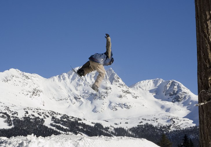 Tagen ifrån whistler parken med blackcomb som bak. Foto: Jonas Lengquist.