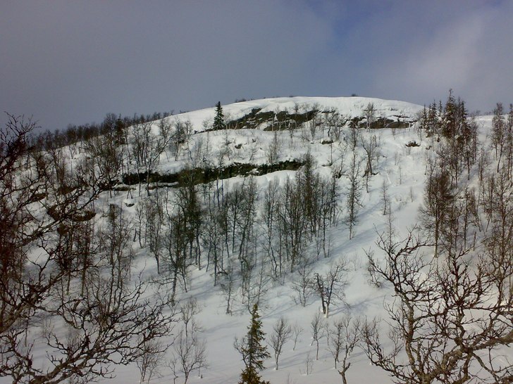 Härlig offpist fina dropp och allt.. Foto: Mats.