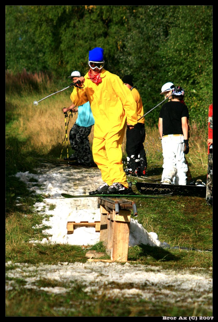 Railjam i orsa. Foto: Bror Ax. Åkare: Jonathan liljedal.