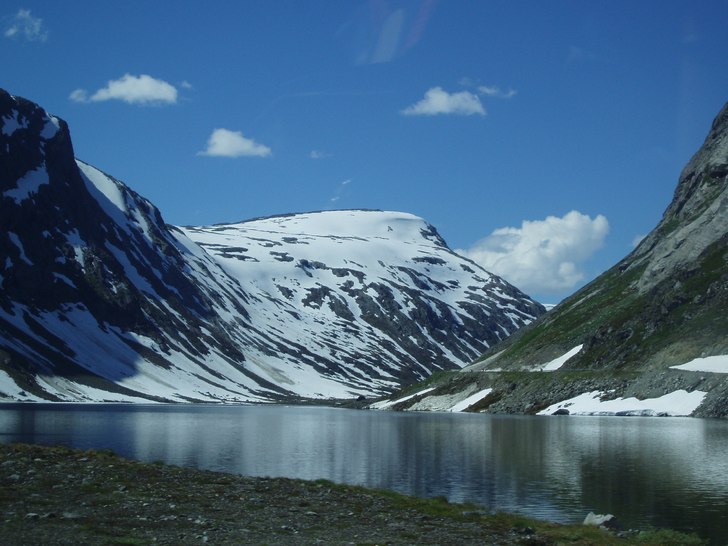 Precis innan vi åkte in i nån tunnel på väg ti. Foto: Jag.