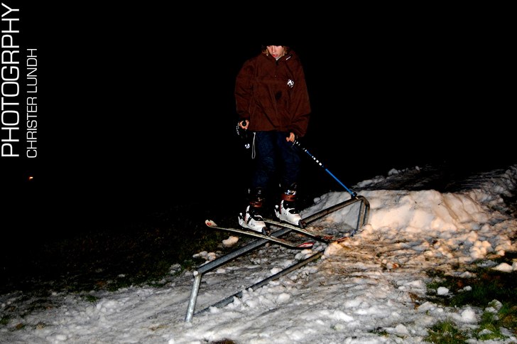hade railjam en dag för inte så länge sen. det . Foto: Christer lund. Åkare: jag.
