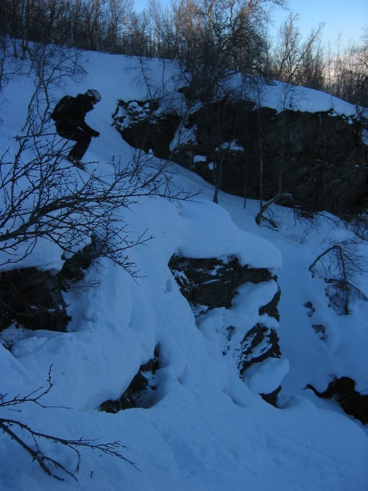 Full fart i skogen på telisar. Som vanligt är dr. Foto: Magnus Scherman. Åkare: Jerry Bengtsson.