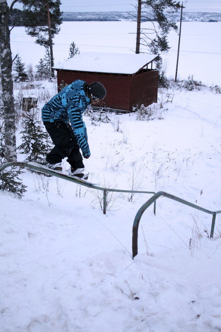 Jag och T5 samlade modet och drog iväg till Bä. Foto: Titti Landström. Åkare: Hilla Aspman.