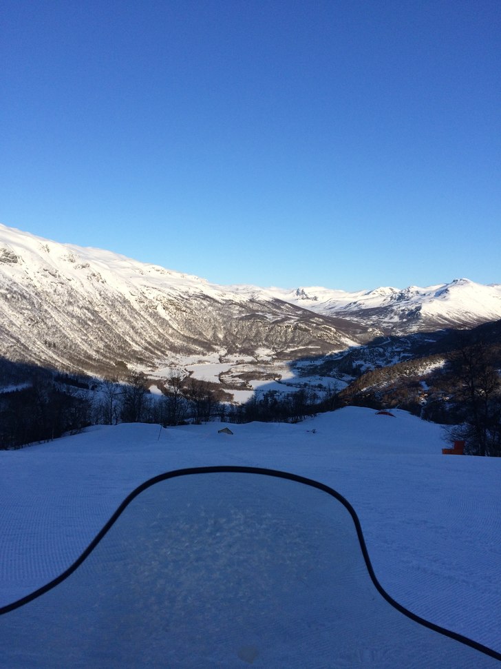 De blir en fin dag i solen på sesongens sista dag.