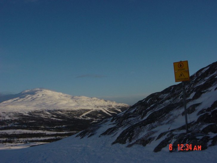 Tagit från tegefjälls topp rikitat mot åre.. Foto: Alexander Bergh.