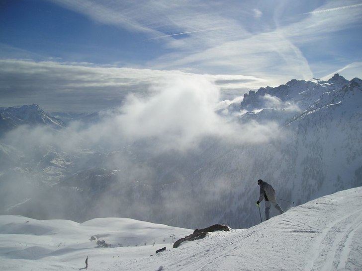 En vy över Serre Chevaliers toppar.. Foto: Joel Wiklund.