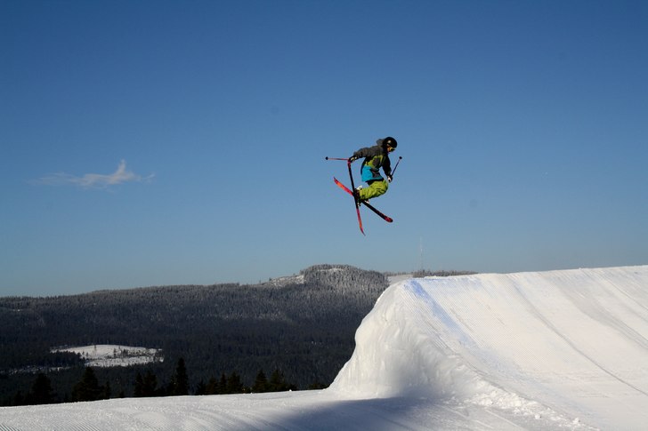 solig dag i kläppen. Foto: Karin Jonsson. Åkare: Gustav Kindgren.