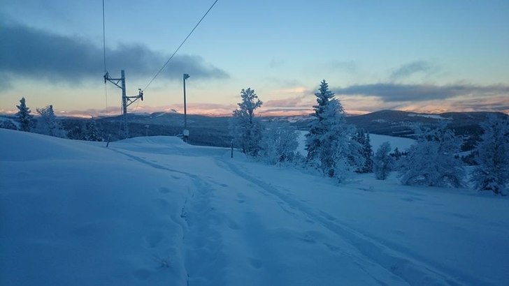 Pudderalarm! 
Godt påfyll av snø i løpet av nat.