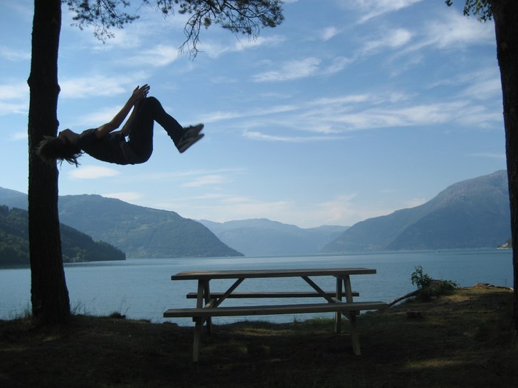 vi väntade som sagt på färjan i Norge, kommer i. Foto: Benjamin Benigh. Åkare: Anton Westberg.