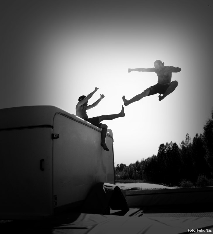 Ninja!. Foto: Felix Näs. Åkare: Jesper Retsloff och Jesper Norén.