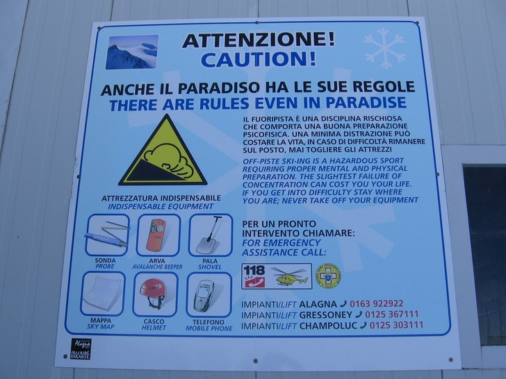 there are rules even in paradise :). Foto: andreas olsson.