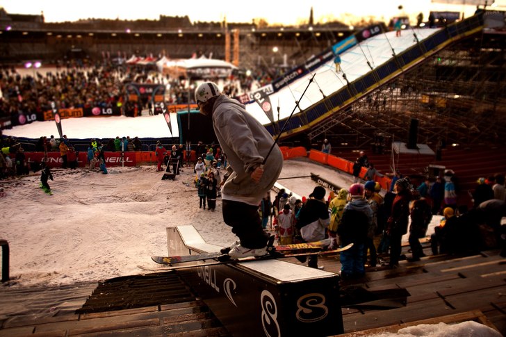 från stadium winter jam. Foto: Macus Olsson. Åkare: Niklas Höiem.