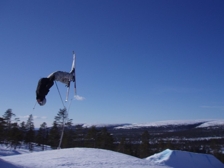 Jag i Saelen. Foto: Anton Sandberg. Åkare: Patrik Norestrand.