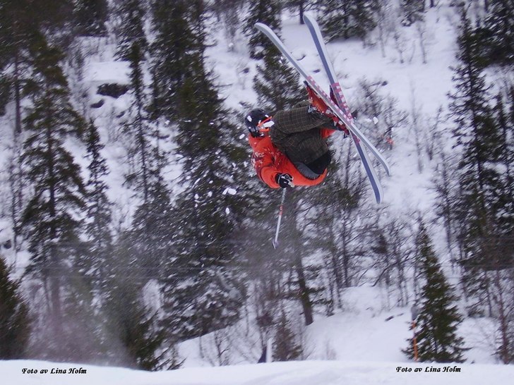 Bilden togs under big jump  tävlingar, under spor. Foto: Lina Holm.