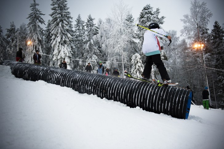 Väsjö Railjam 2010. Foto: Pax Engström Nyström. Åkare: Okänd.