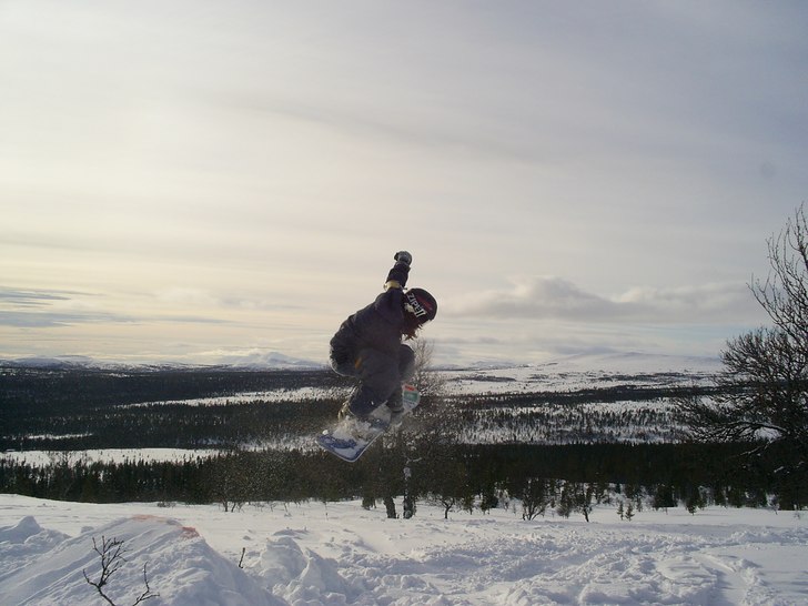 byggde puderhopp &lekte lite. Foto: Karin Graaf. Åkare: annabrask'.