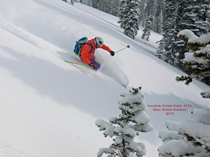 Ett av Alta`s bästa åk! Baksidan av Grizzly Gulc. Foto: Henke Liljeqvist. Åkare: R Hortlund.