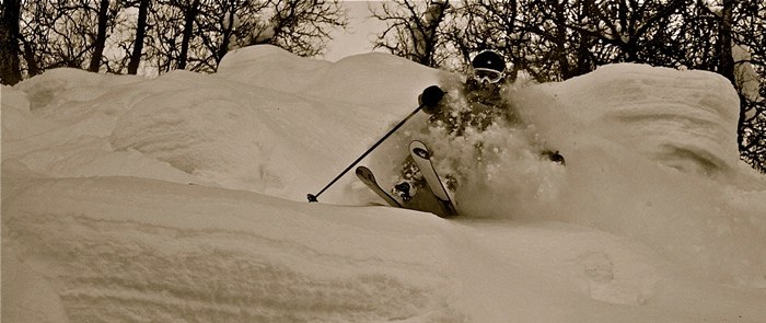 Klassisk skogsåkning i Sogndal.. Foto: Tor Yttri.