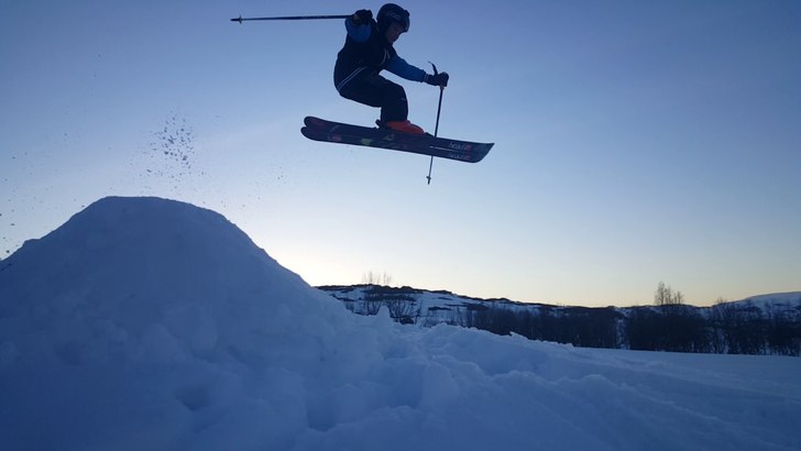 Skidglädje- när liftarna stängt för dagen och .