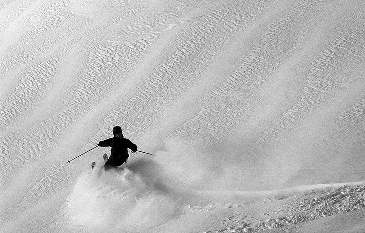 det var fin snö den dan.. Foto: jakob wallin. Åkare: bobby.