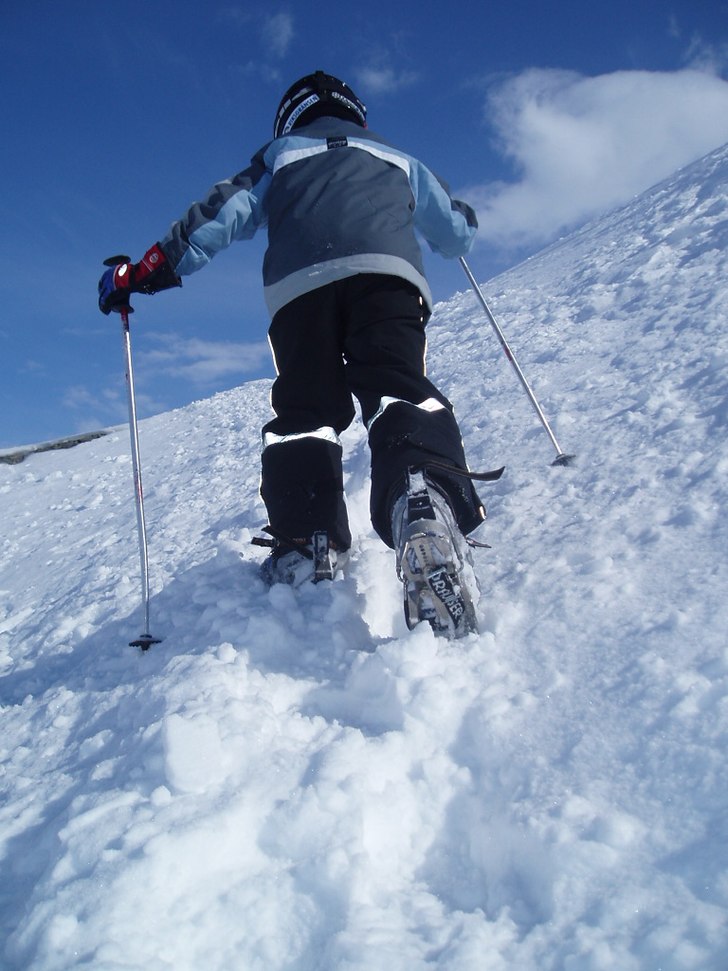 Full vinter i Gränsen Alex snart sju år hänger . Foto: Pappa Jokke. Åkare: Alex Eriksson.