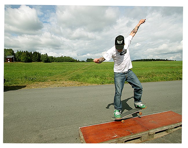 Nosgrind. Foto: Chris Häggqvist. Åkare: Pierre Holm.