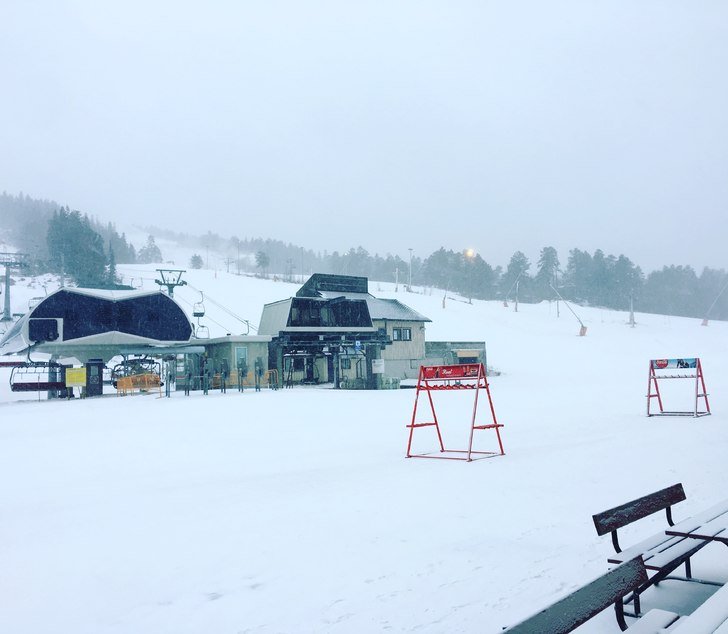 Ny dag ❄⛷
Litt koselig med snø i lufta igjen�.