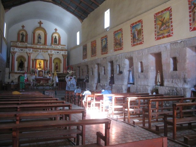 Kyrka Huaytara i Ayacucho.. Foto: Blanca Munoz.