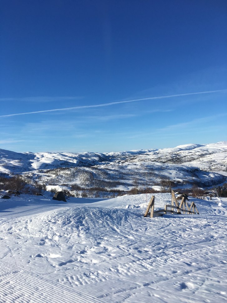 Søndag
Flott vær på fidjeland. En liten trekk f.