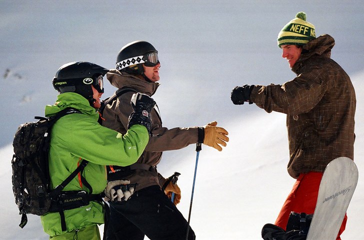 Bra dag, bra åk, bra kompisar..... Foto: Jonas Jinnestrand. Åkare: Simon, Kongo, Markus.