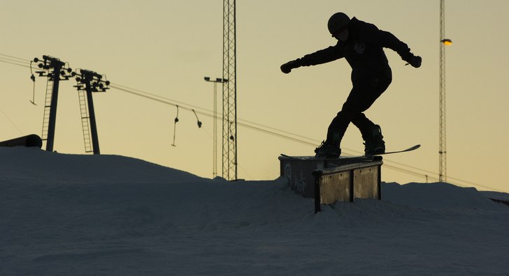 Fs blunt i kvällssolen. Foto: Jesper Sjögren. Åkare: William Cramp.