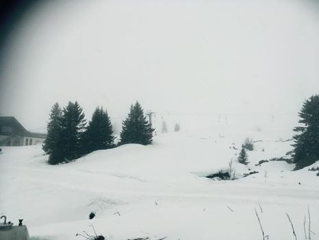 Snøvær i fjellet
Snøvær på fjellet i dag, -1 .