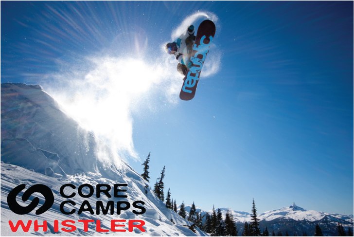 Core Snowboard Camp in Whistler, Canada.