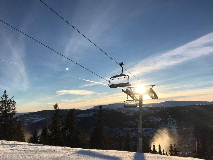 Kaldt og klart i Kvitfjell.
Nydelig vær og gode f.