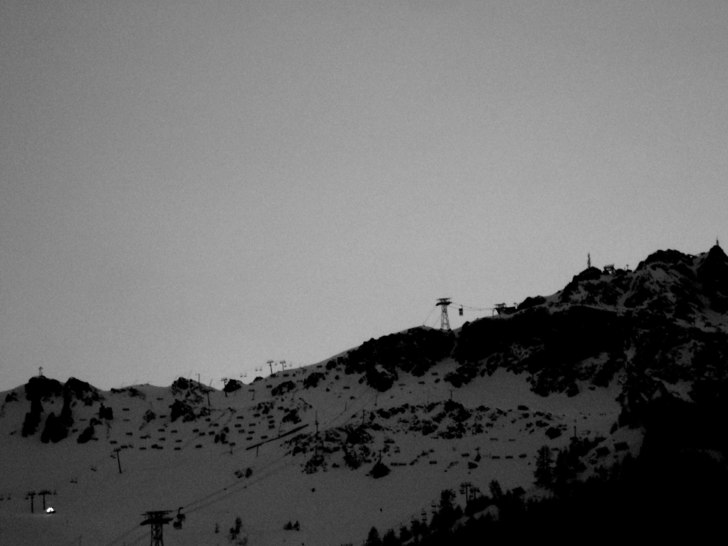 kvällsfoto från hotellfönstret, blev tyvärr li. Foto: Mårten Ågren.