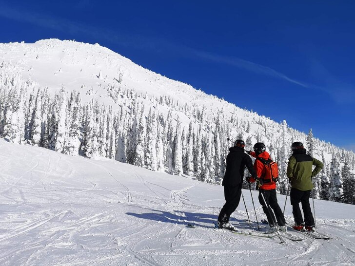 Kollar lines i Big White, Kanada..