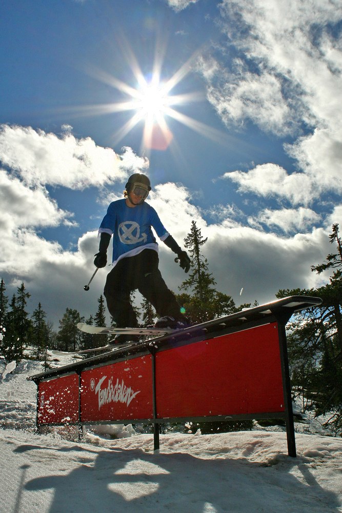 Tandådalen sista dan på säsongen. rolig dag. Foto: Jacob Gustafsson. Åkare: Jesper Norén.