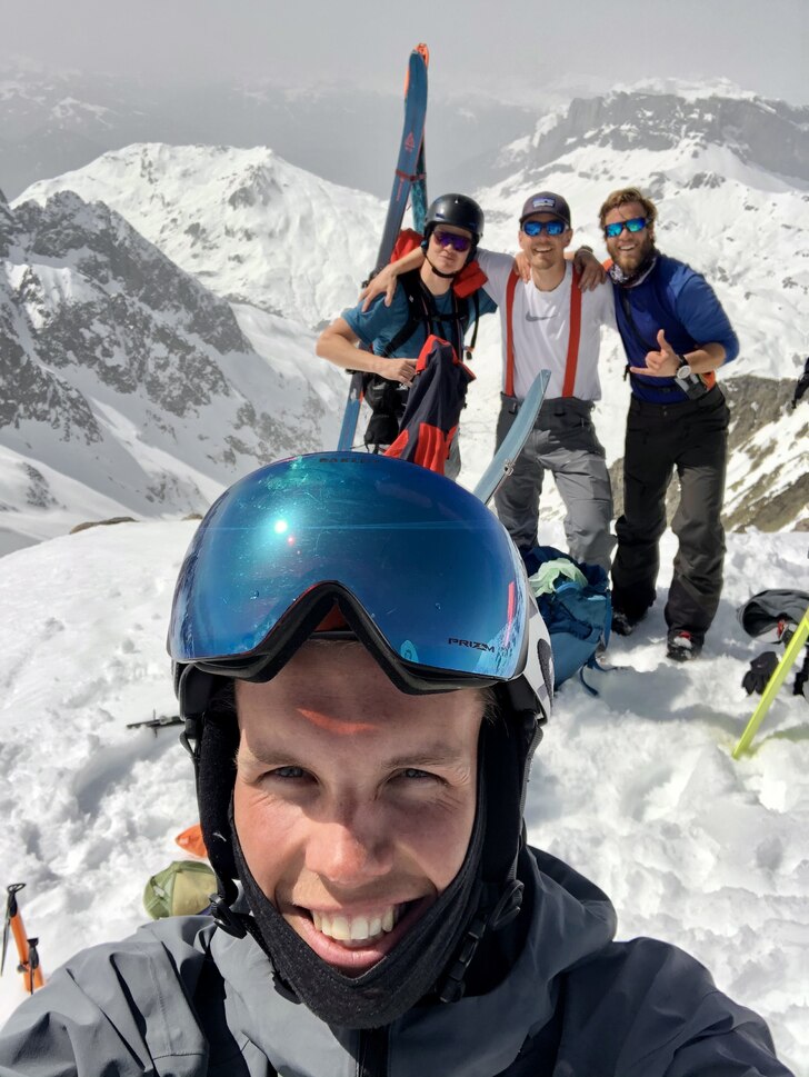 4 vänner som träffades på säsong i Chamonix 20.