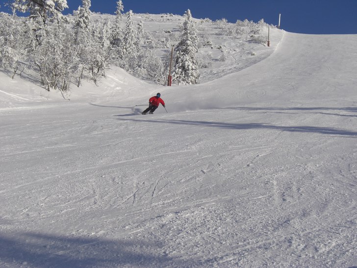 -28 grader febr 2012. Foto: Niklas Lindkvist. Åkare: Magdalena Ahnqvist.