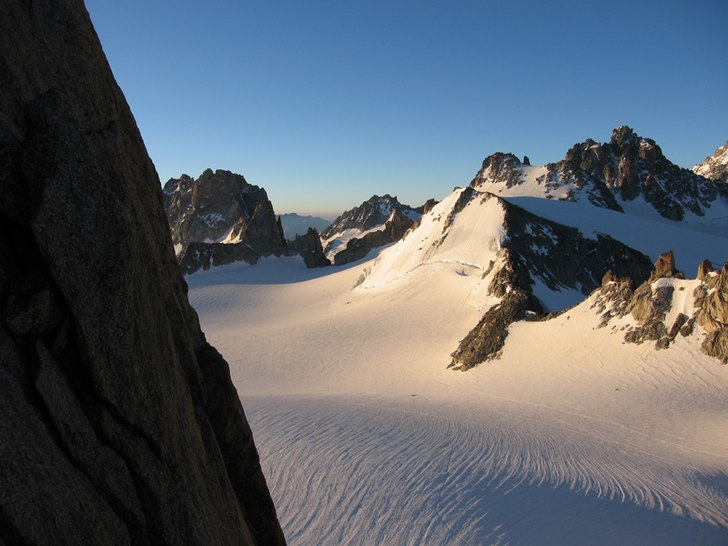 Utsikten en morgon utmed Trient platån tillsamman. Foto: Christian Türk. Åkare: Christian Türk.