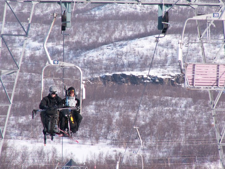 Foto: Linus Nyström. Åkare: Jacke och Tomas.