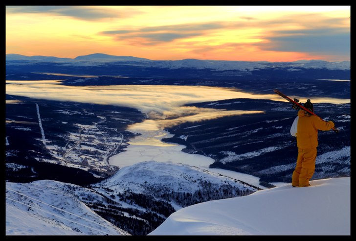 Tänkte locka med lite skön stämning lagom till . Foto: Johan Ståhlberg. Åkare: Henrik Utter.