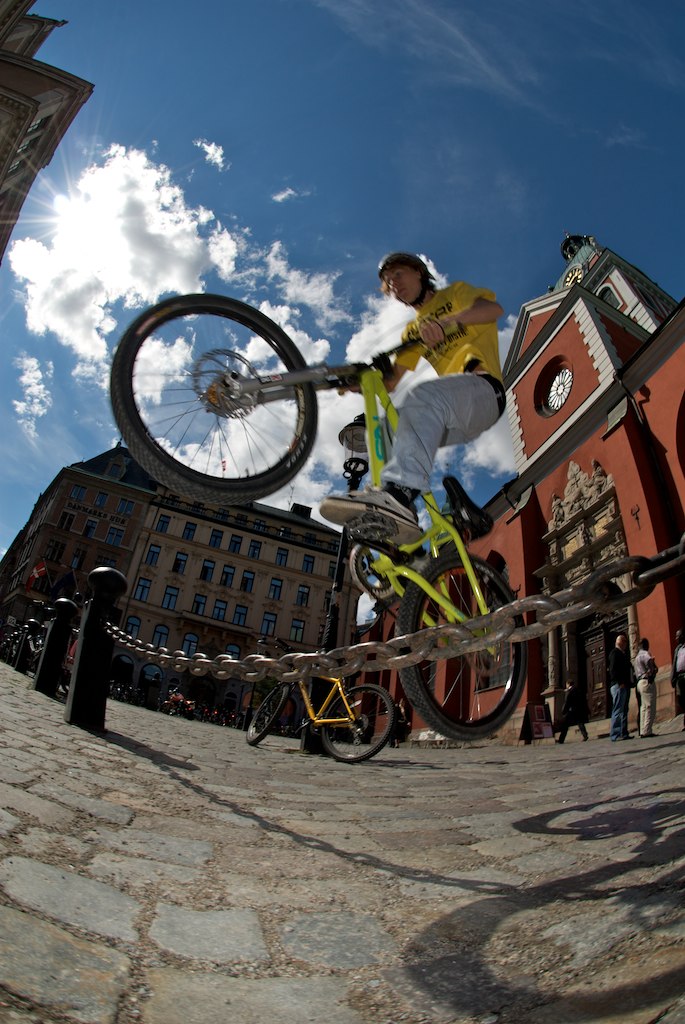 Efter en del "hädelser" och lite histor. Foto: Simon Pontér. Åkare: Joakim Nilsson.